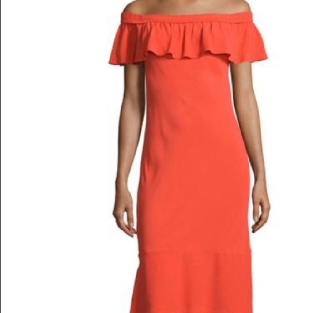Veronica Beard Oleta Off The Shoulder Dress